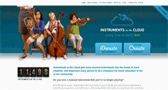 Desktop Screenshot of instrumentsinthecloud.org